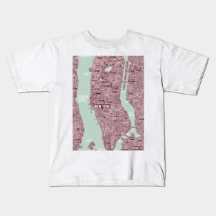 New York city map Kids T-Shirt